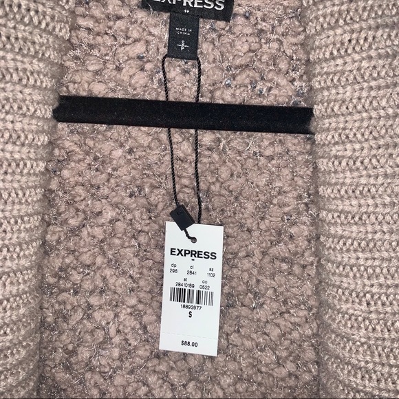 Express Taupe Shawl Cardigan in Small - Picture 4 of 4